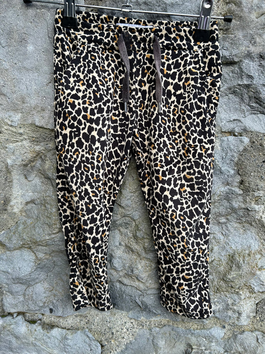 Leopard print pants 12-18m (80-86cm)