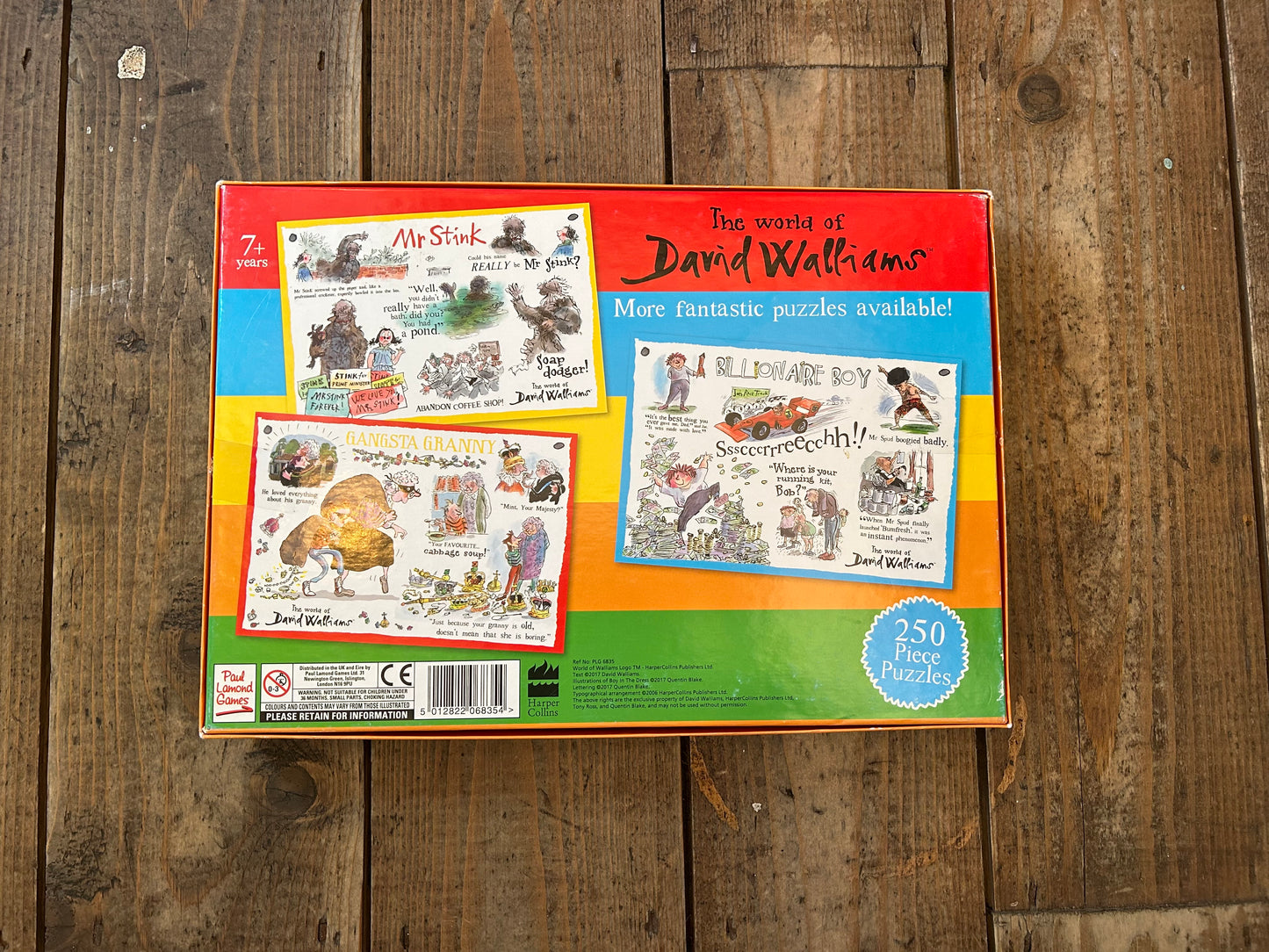 David Walliams 250 pieces puzzle
