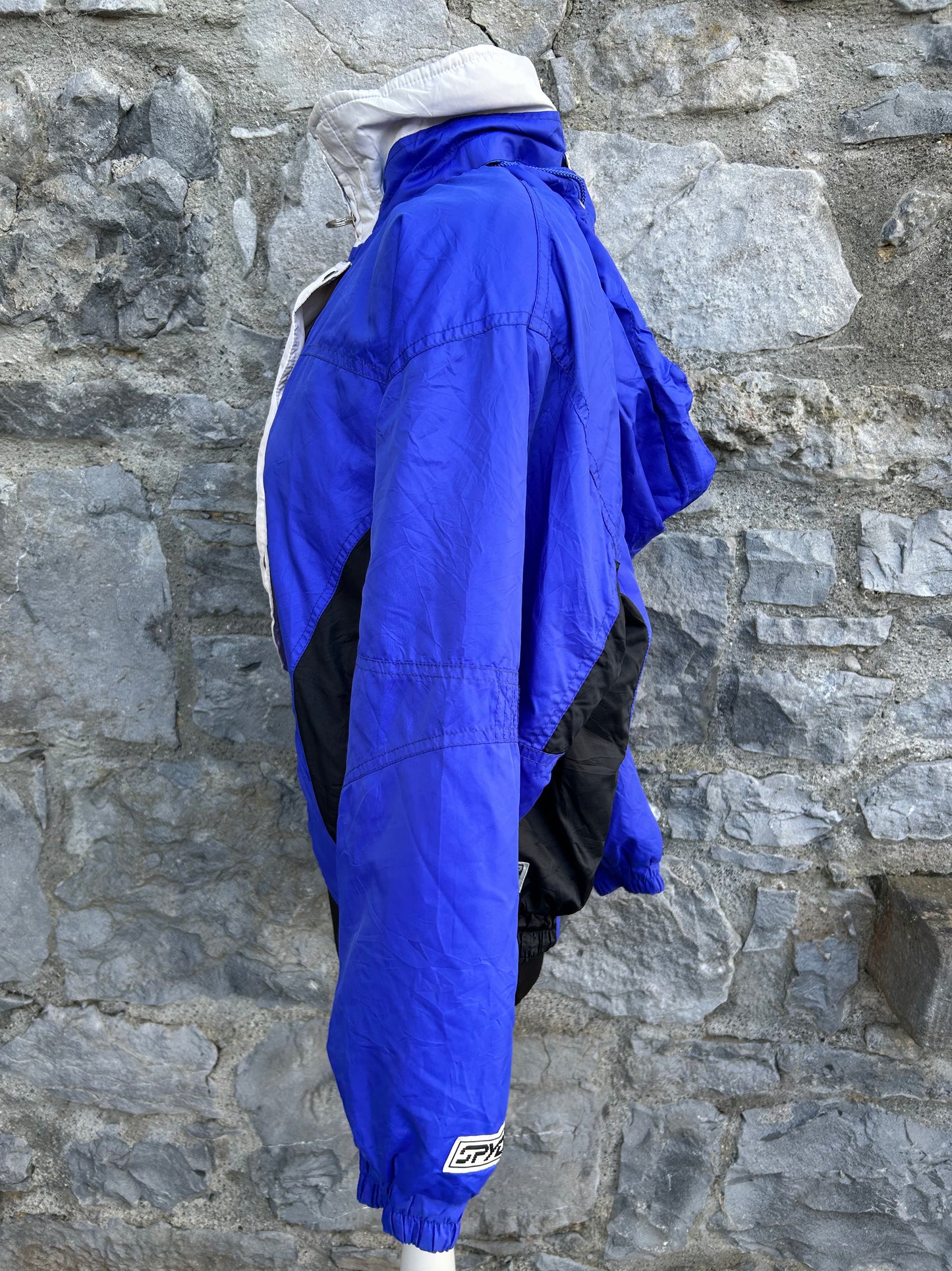 80s blue ski jacket uk 10