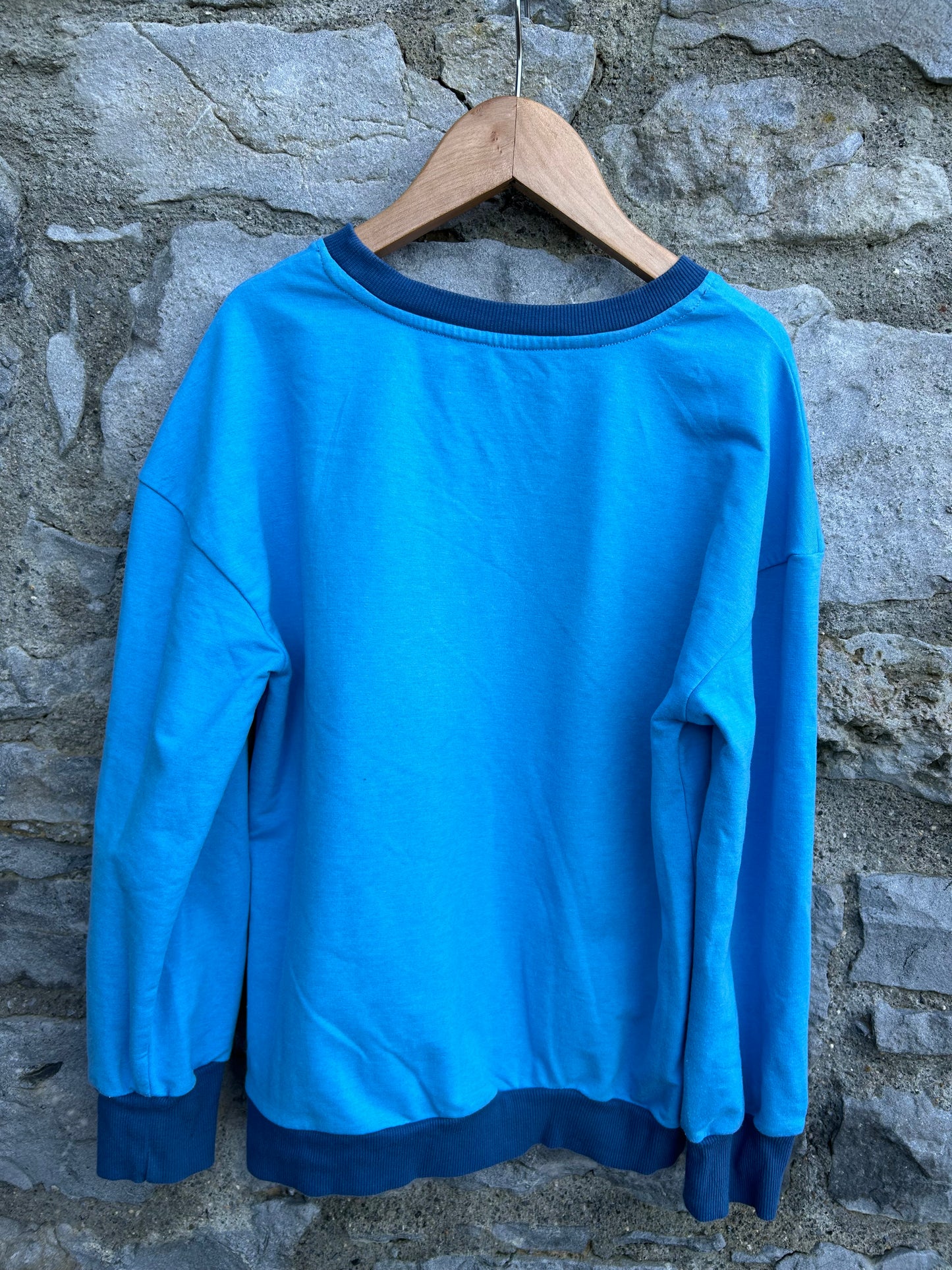 Blue sweatshirt   11y (146cm)