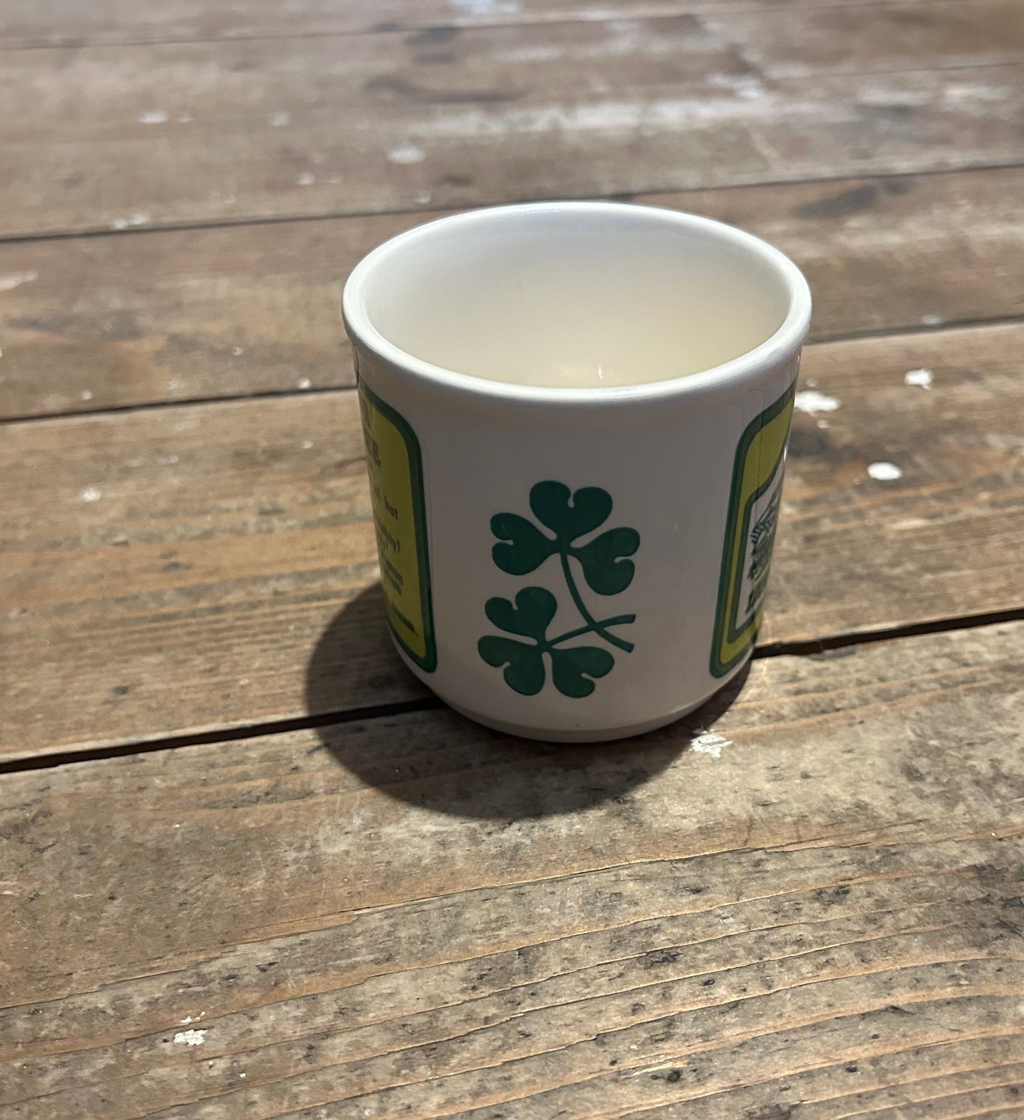 Irish coffee cup