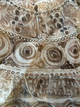 Load image into Gallery viewer, Beige&amp;brown sheer scarf
