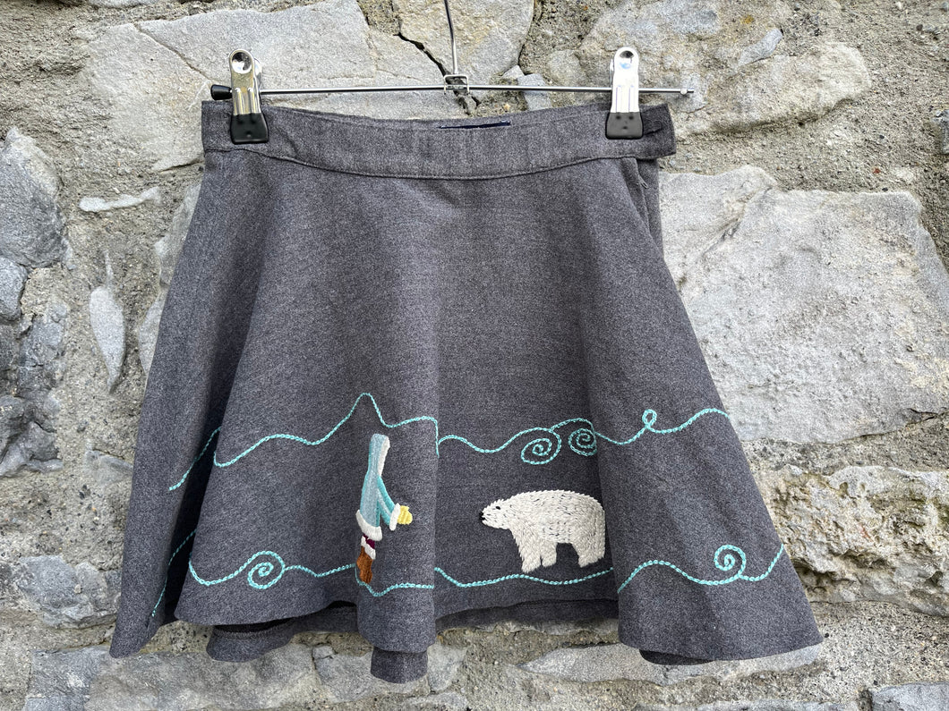Arctic grey skirt   3-4y (98-104cm)