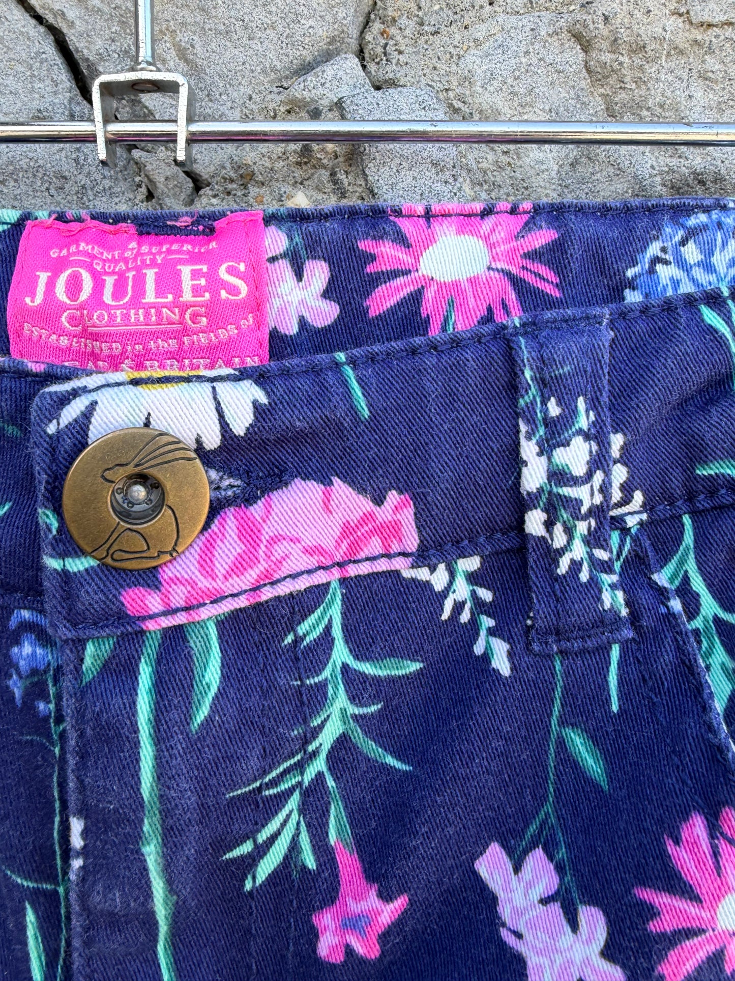 Botanical floral print jeans  9-10y (134-140cm)