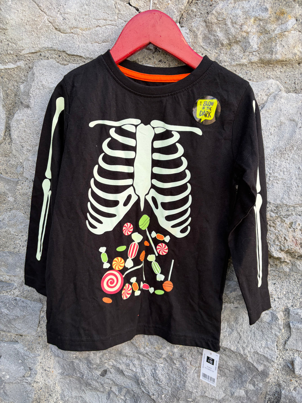 Skeleton&sweets top 4y (104cm)