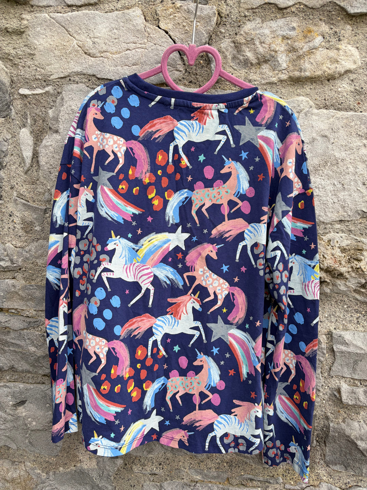 Unicorns navy top 11y (146cm)