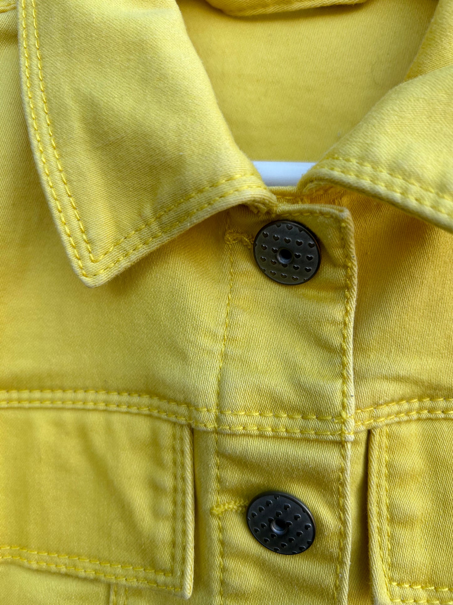 Yellow denim jacket  3-4y (98-104cm)