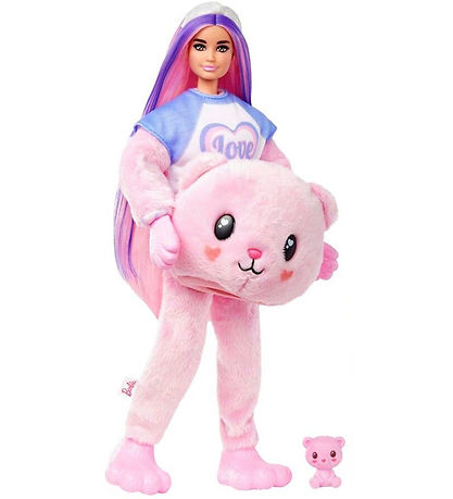 Pink dress up Barbie bear