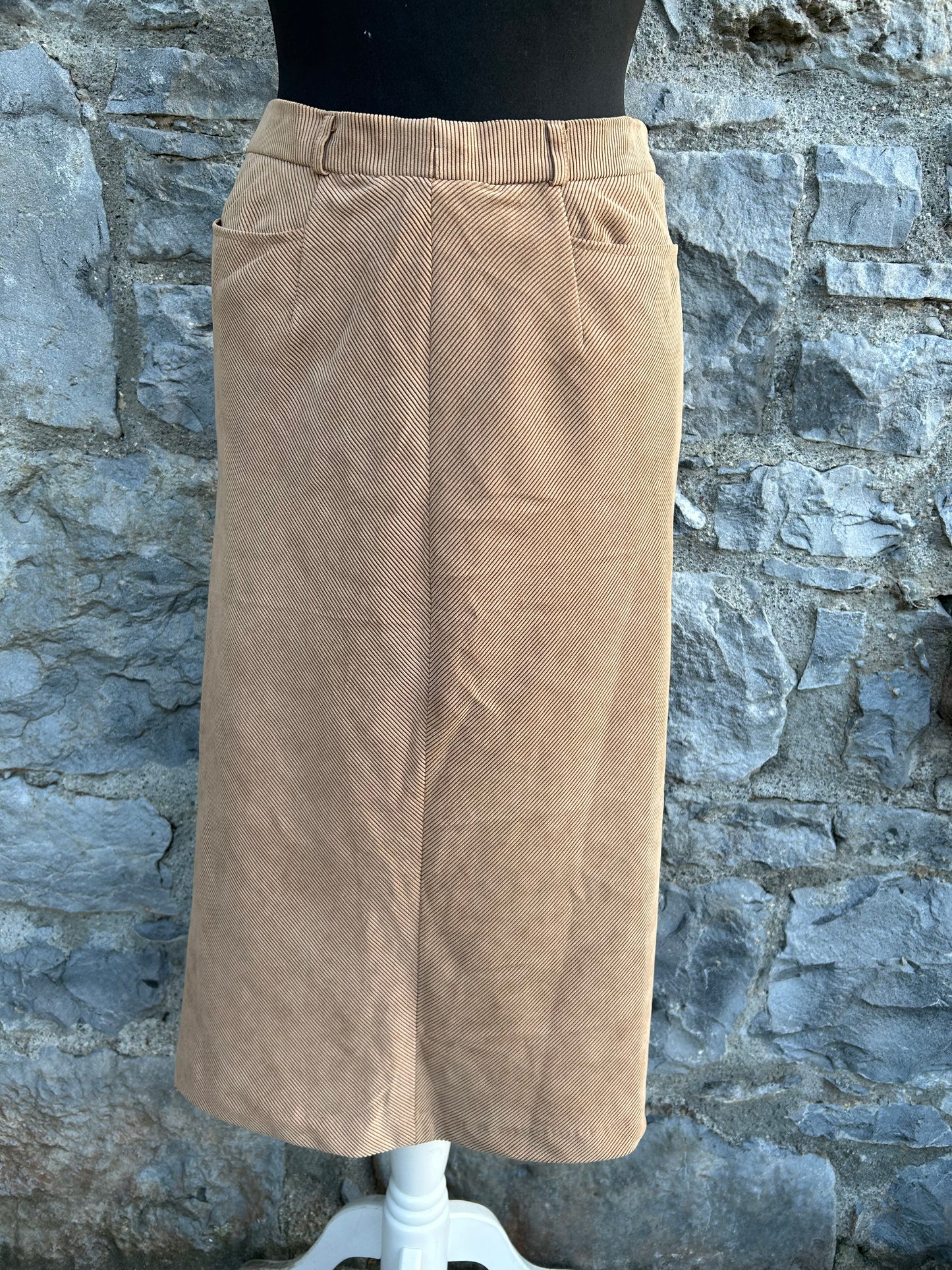 90s Brown cord skirt uk 10