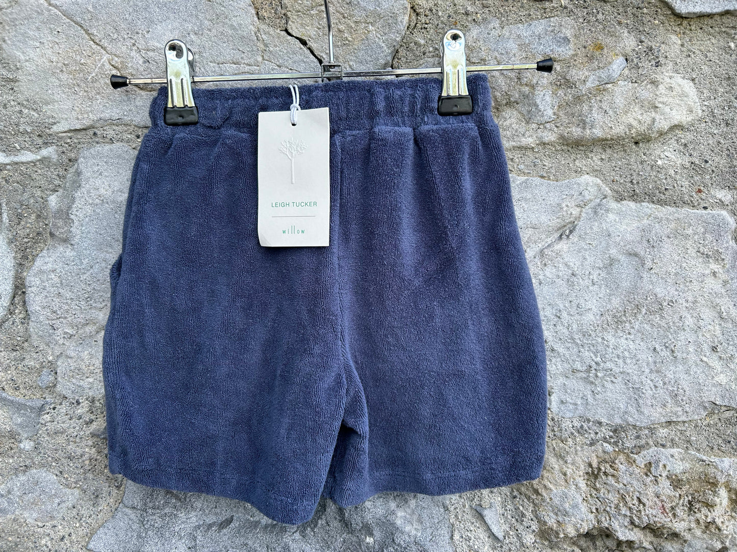 Navy Terry shorts  18-24m (86-92cm)