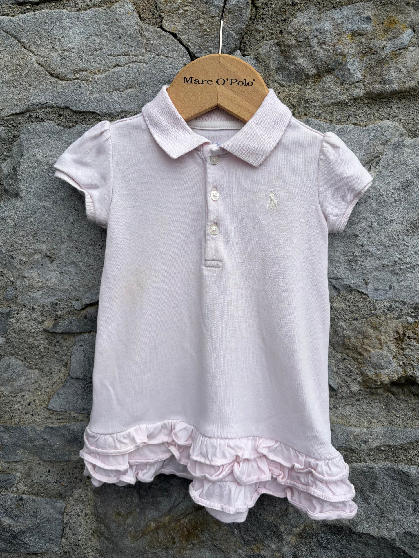 RL light pink dress  6-9m (68-74cm)