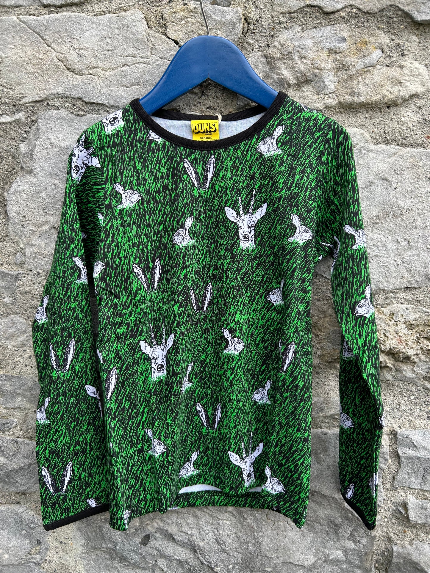 Hiding in the Grass green top  6y (116cm)