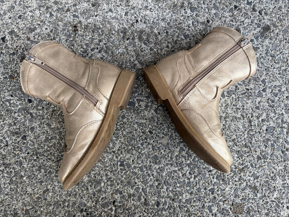 Gold&rainbow boots  uk 9 (eu 26.5)