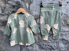 Load image into Gallery viewer, Jellyfish khaki top&amp;pants   0-1m (50-56cm)
