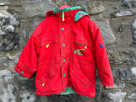 80s red jacket 3-4y (98-104cm)