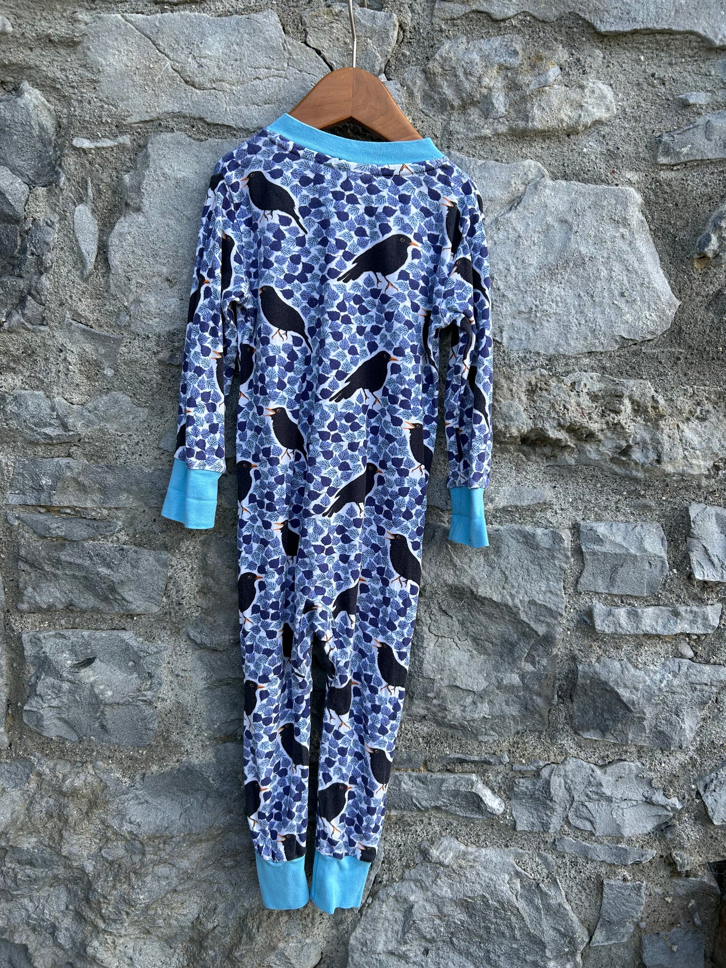 Black Bird Blue zip suit  18m (86cm)