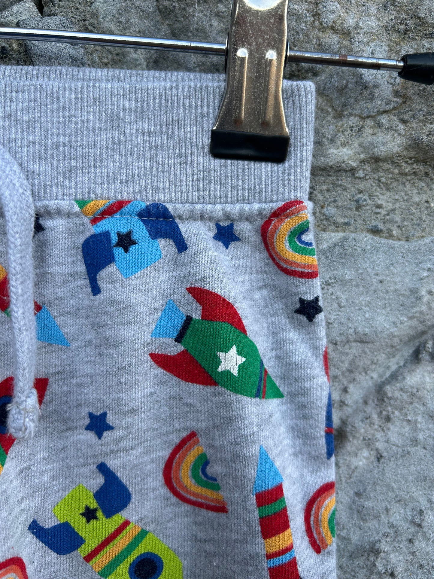 Rockets&Rainbows grey sweat pants  2-3y (92-98cm)