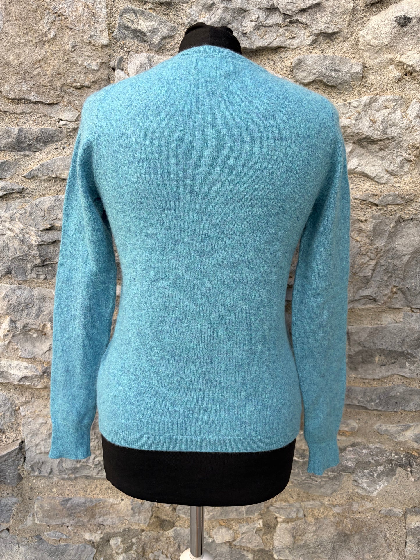 Turquoise cashmere cardigan uk 6-8