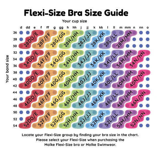 Galaxy Flexi Size bra 32LL/M - 34L/LL - 36 KK/L