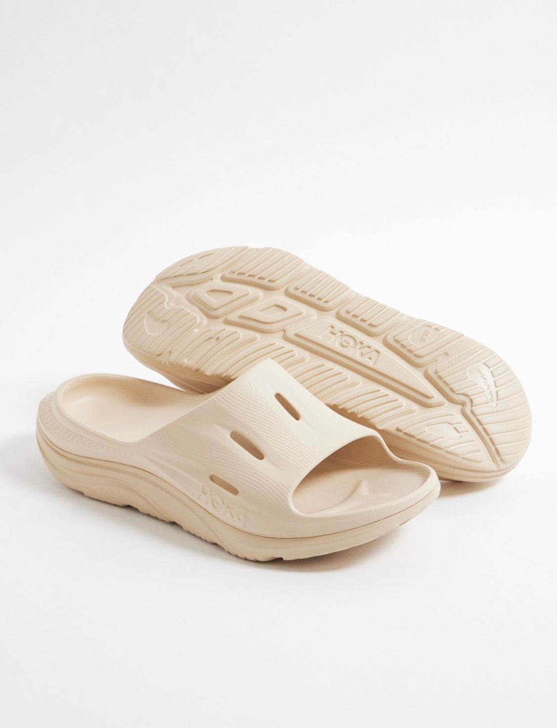 One Ecru Ora Recovery Slide 3 Sandals  uk 9-9.5 (eu 43-43.5)