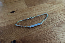 Load image into Gallery viewer, Hammered silver bracelet
