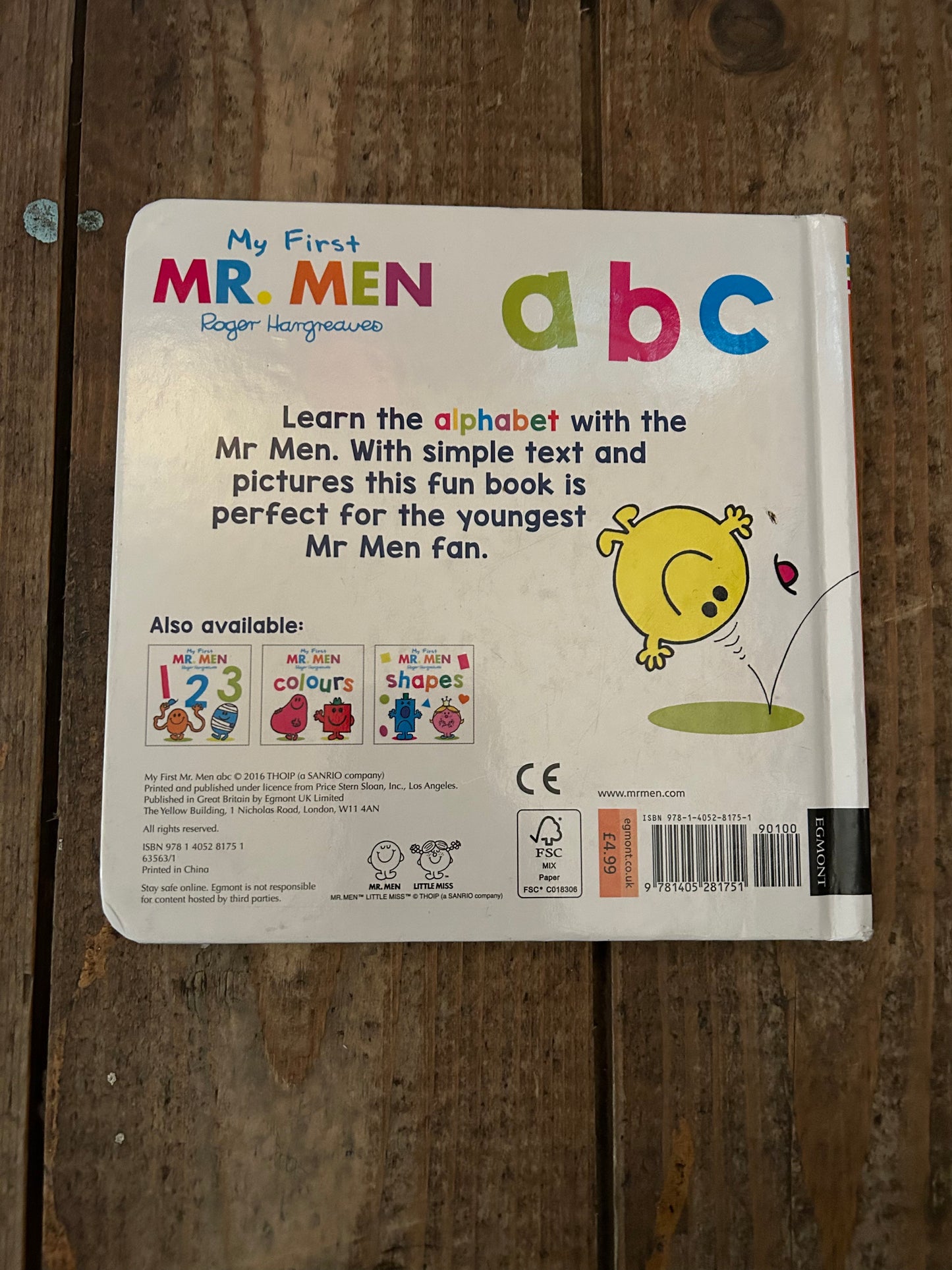 Mr.men ABC baby book by Hargreaves