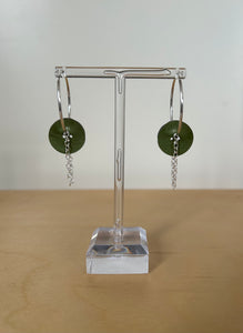 Greenbutton hoop earrings