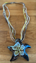 Load image into Gallery viewer, Brown star glass necklace
