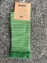 Load image into Gallery viewer, Green stripy socks  1-2y (80-92cm)
