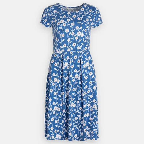 Blue floral Seasalt Riviera dress uk 12