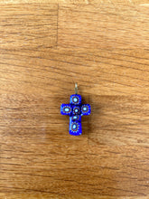 Load image into Gallery viewer, Blue cross pendant
