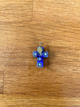 Load image into Gallery viewer, Blue cross pendant

