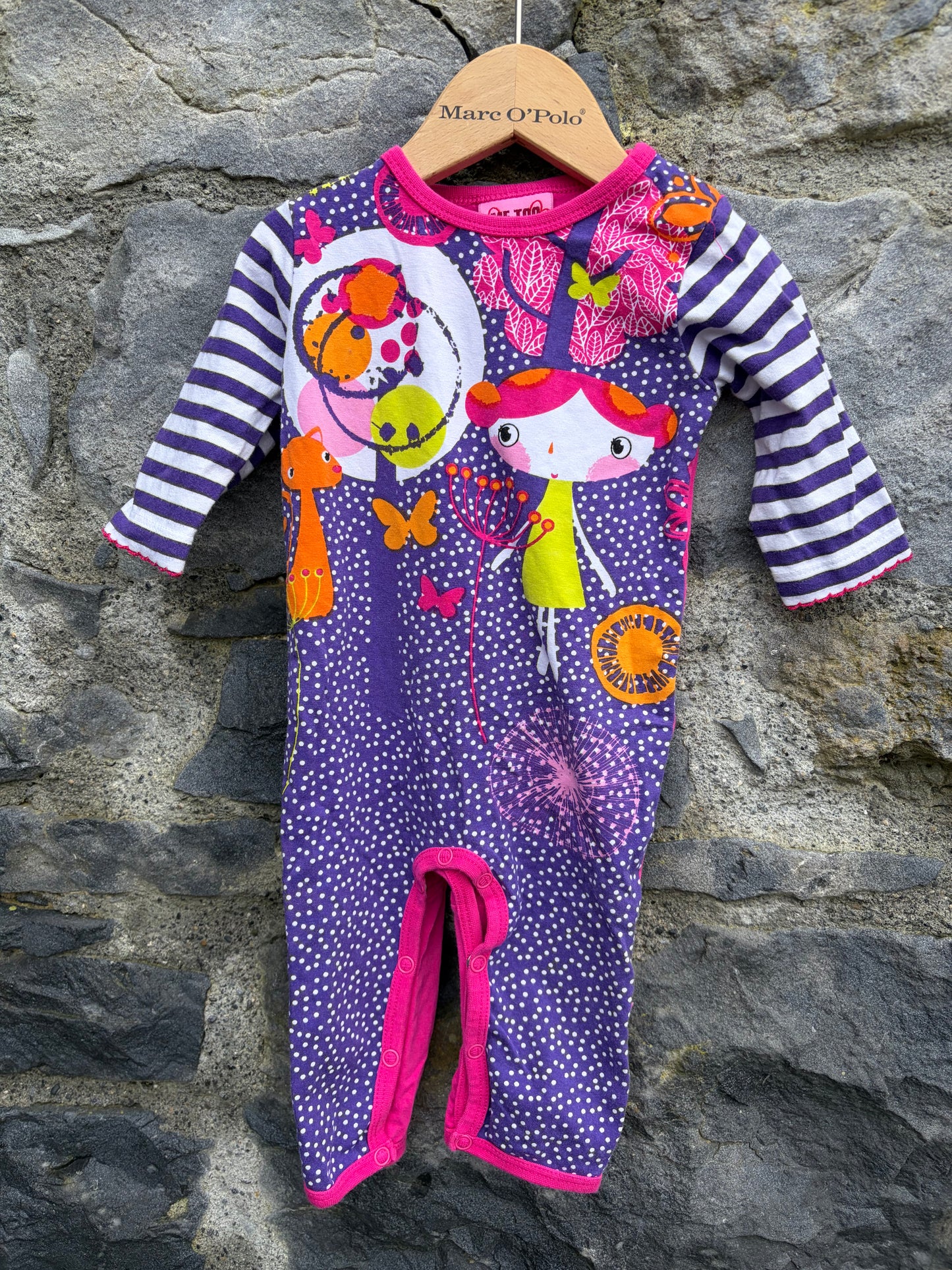 Girl pink onesie   3m (62cm)