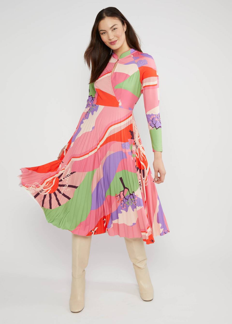 Pink Dazzling Dreamscape dress uk 8-10