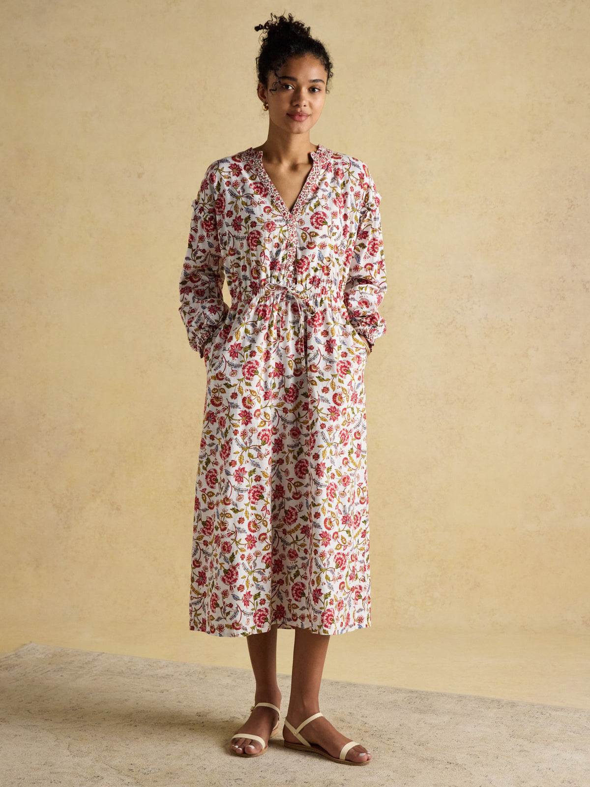Elise Provence Floral Dress uk 10-12
