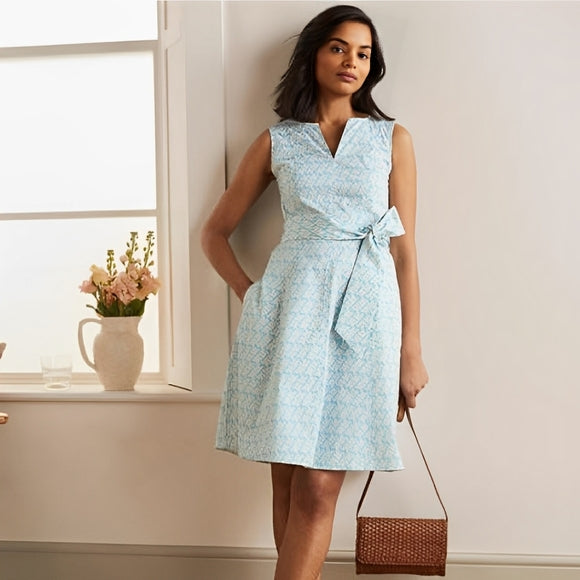 Mischa aqua coral Sleeveless Dress uk 10