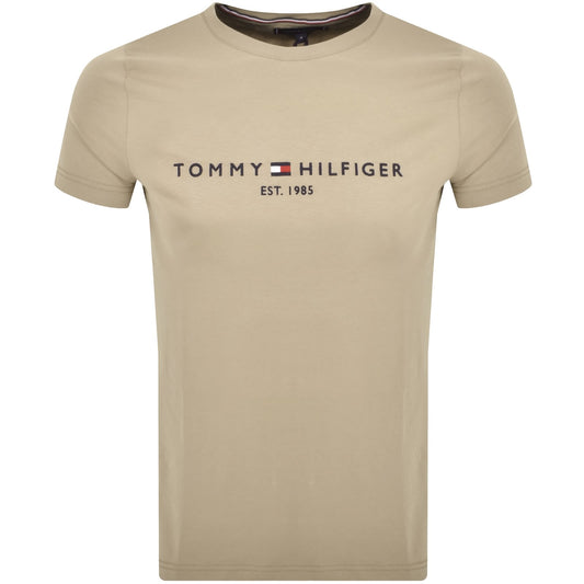 TH beige slim fit T-shirt Small