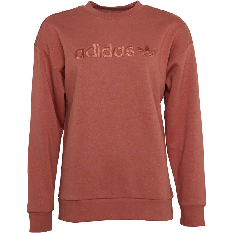 Womens Embroidered Boyfriend Sweatshirt Magic Earth uk 10-12