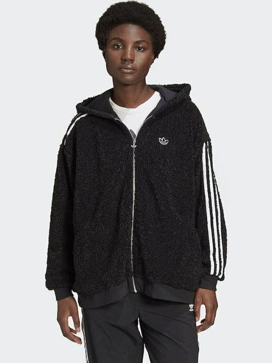 Adidas fleece zip-up charcoal hoodie uk 12-14