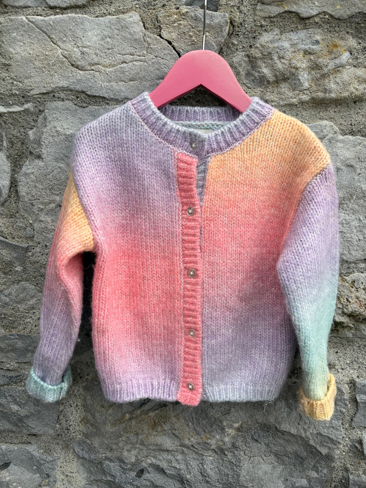 Rainbow cardigan  2-3y (92-98cm)