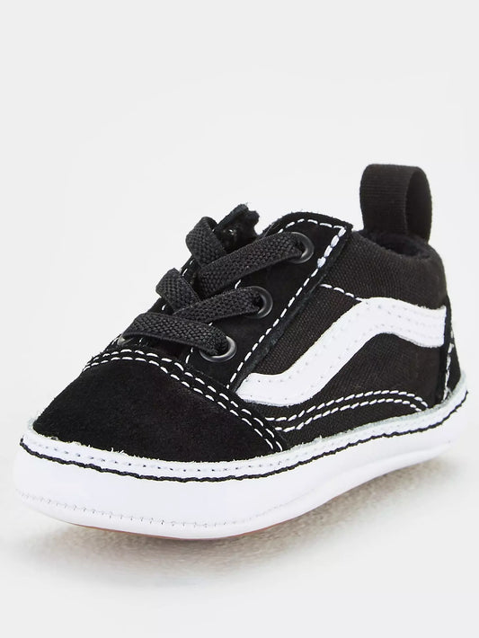 Baby black vans  uk 2.5 (eu 18)