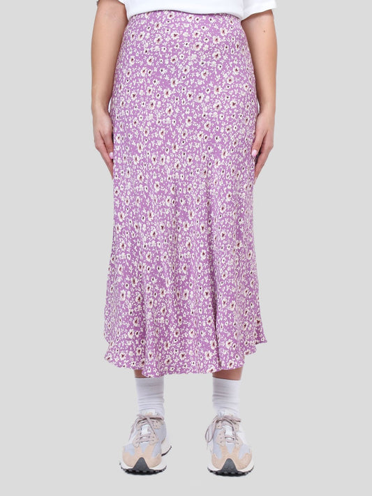 Lilac floral skirt uk 10-12