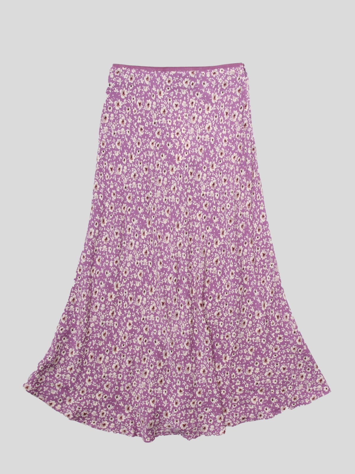 Lilac floral skirt uk 10-12