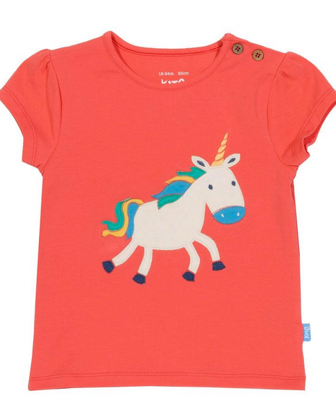 Unicorn pink T-shirt  6-12m (68-80cm)