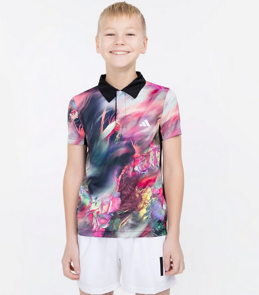Colourful abstract sport top 13-14y (158-164cm)