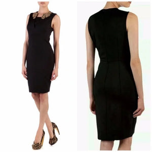 Black dress with Rhinestones uk 6-8