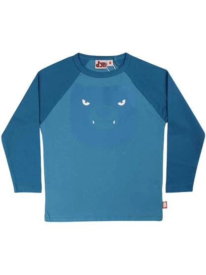 Angry bear blue top  3-4y (98-104cm)