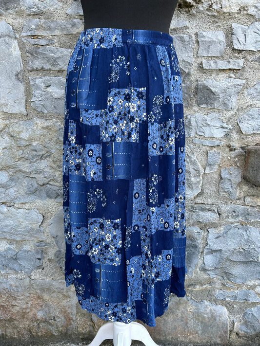 Bleu patchwork skirt uk 8-10