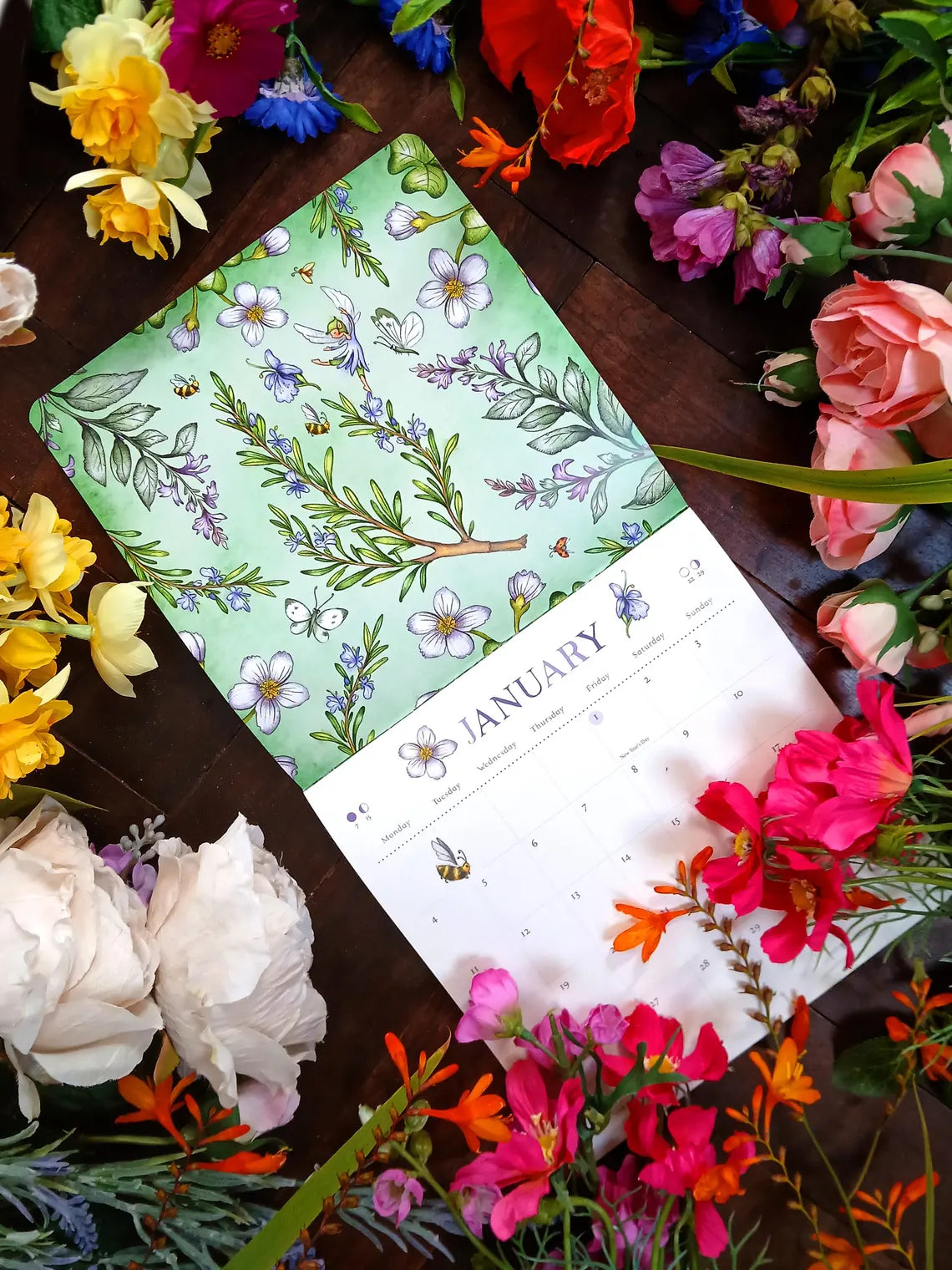 2027 Calendar - Healing herbs of Ireland