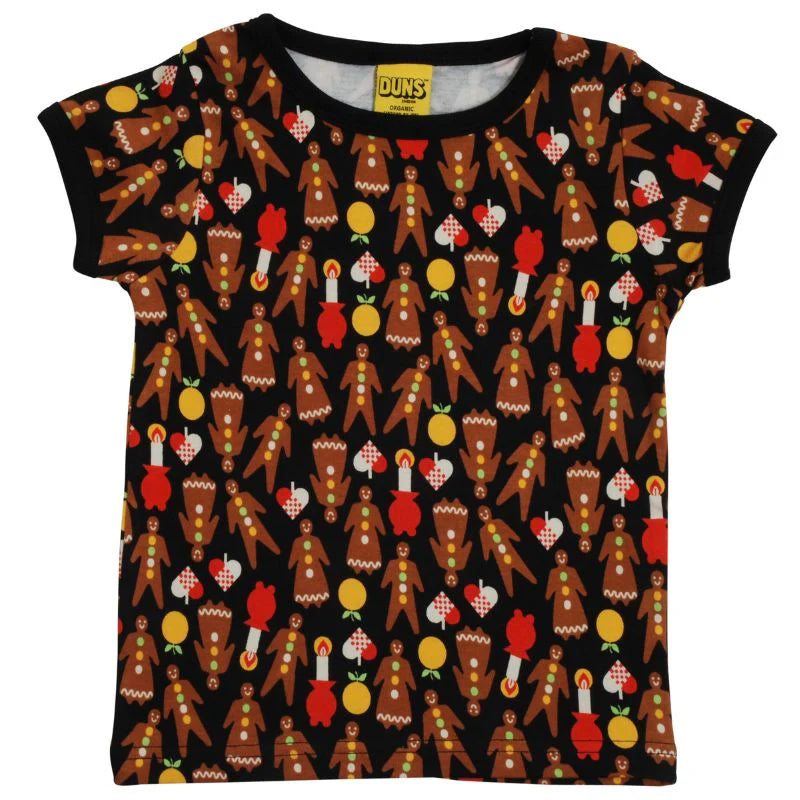 Black Gingerbread T-shirt  6y (116cm)